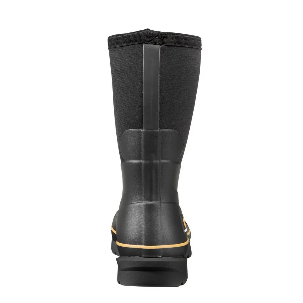 10-INCH WATERPROOF NON-SAFETY TOE RUBBER BOOT - BLK-Black | Carhartt CMV1121