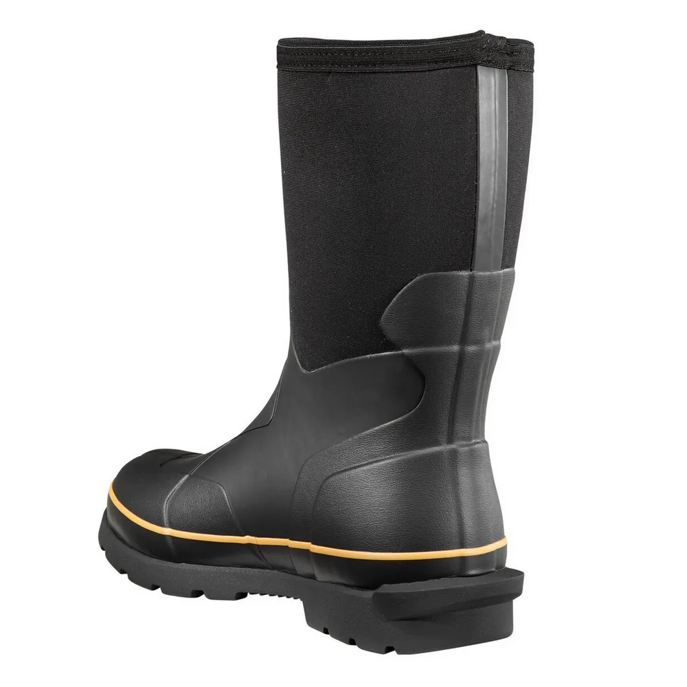 10-INCH WATERPROOF NON-SAFETY TOE RUBBER BOOT - BLK-Black | Carhartt CMV1121