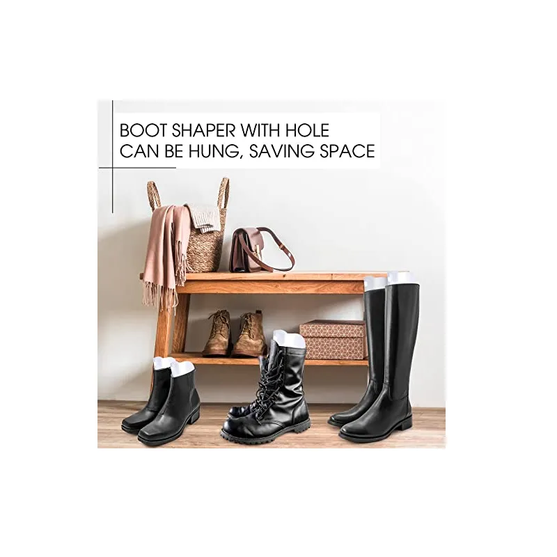 Bememo 8 Pieces Boot Shaper Form Inserts Tall Boot Support for Women and Men