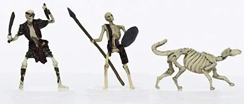 Characters of Adventure - Skeletons Group Blademaster, Spearman, Wolf R4I 67018