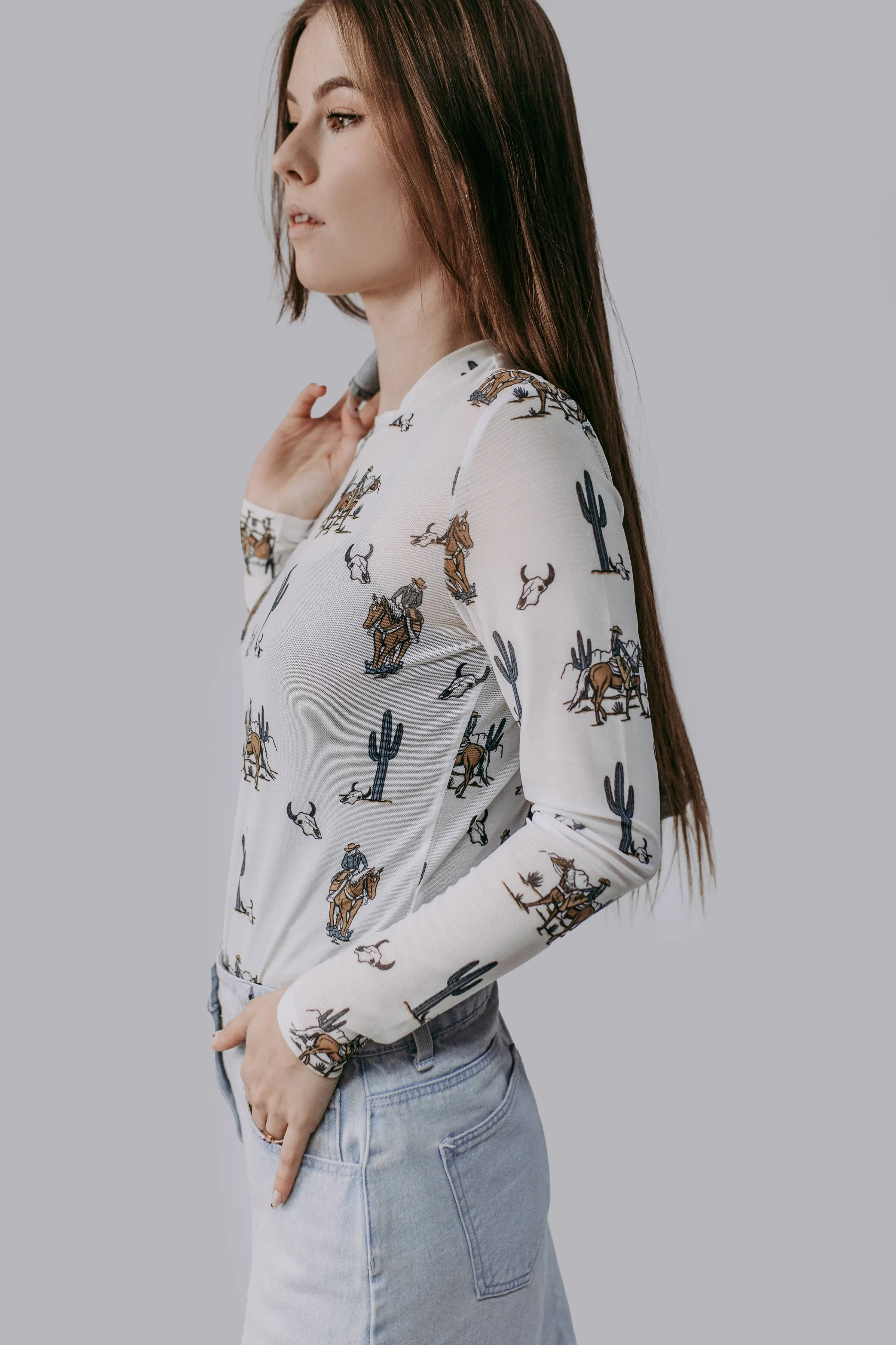 Desert Darlin' Mesh Top