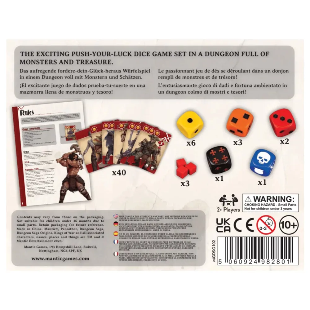 Dungeon Saga Origins The Dice Game