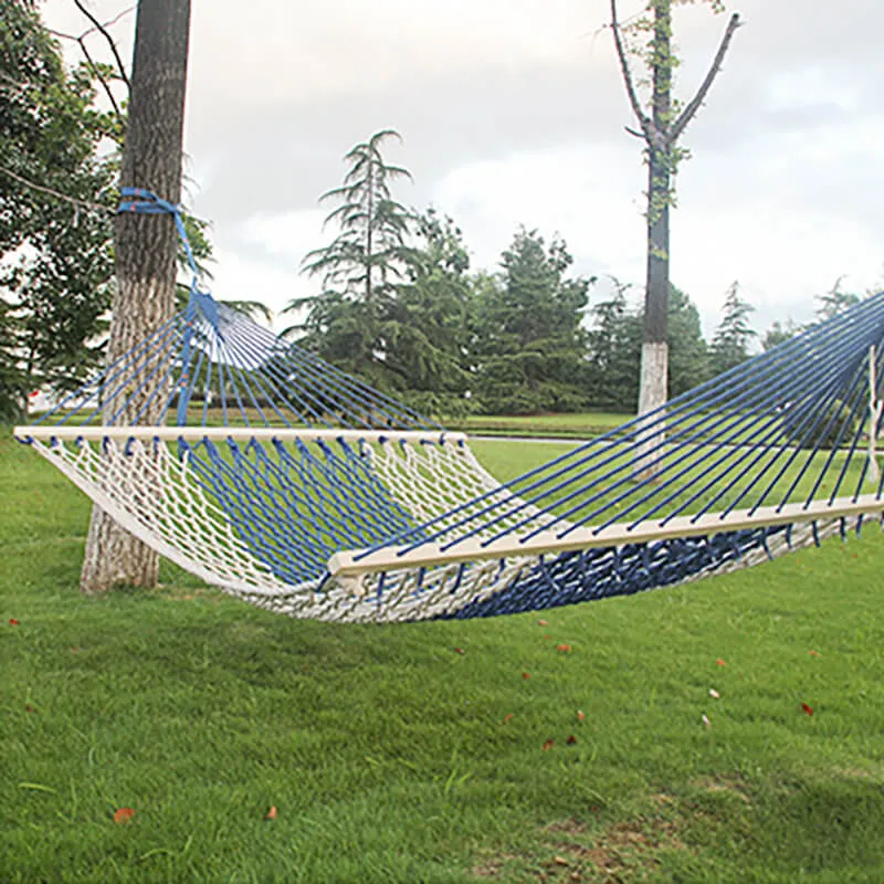 LINEVI Cotton Netting Hammock, Mesh Breathable Swing, Maximum Load-bearing 150KG 330LB